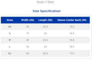 09.) FCCH 225th 5000b S/S Cotton Youth Tee - Mercancía RDP