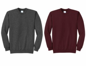 11.) Woodridge Boosters Year Round Spiritwear PC78 Cotton Crewneck