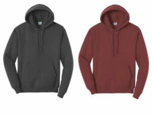 12.) Woodridge Boosters Year Round Spiritwear PC78H Cotton Hoodie