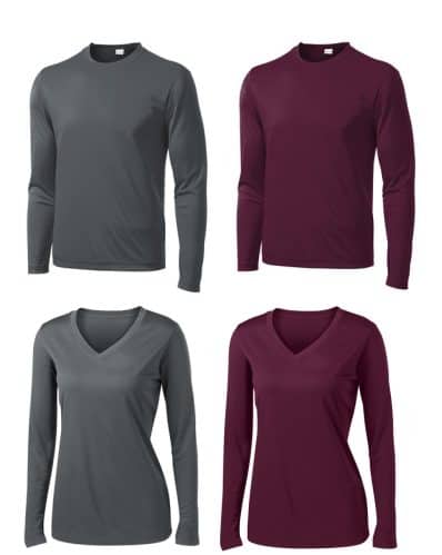 09.) Woodridge Boosters All Year Spiritwear ST350LS L/S Dri-Fit Tee