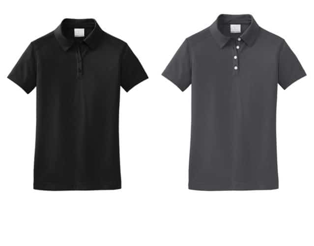 15.) Woodridge Booster Year Round Spiritwear 373749/354064 Embroidered Nike Dri-FIT Pebble Texture Embroidered Polo - Image 2