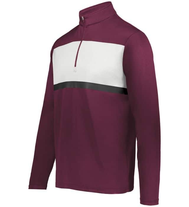 34.) Woodridge Year Round Spiritwear 222591 Embroidered PRISM BOLD 1/4 ZIP PULLOVER