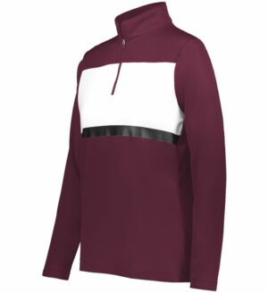 35.) Woodridge Year Round Spiritwear 222791 Embroidered Ladies PRISM BOLD 1/4 ZIP PULLOVER