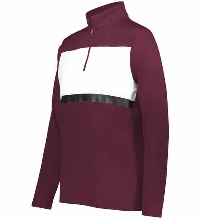 35.) Woodridge Year Round Spiritwear 222791 Embroidered Ladies PRISM BOLD 1/4 ZIP PULLOVER