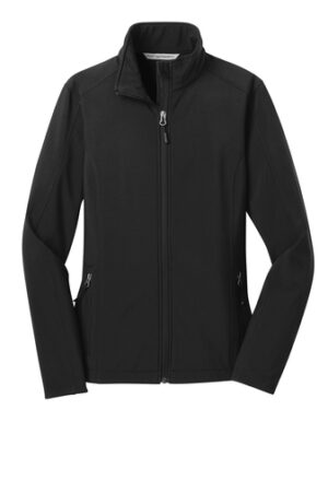 31.) Woodridge Year Round Spiritwear L317 Embroidered Ladies Core Soft Shell Jacket
