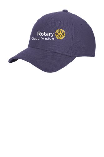 24.) Twinsburg Rotary Club NE1121 Embroidered Diamond Era Stretch Cap