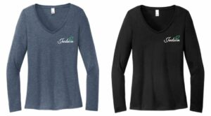 07.) Judson DT135 Women’s Perfect Tri® Long Sleeve V-Neck Tee