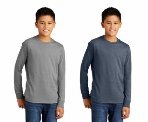 06.) Julie Billiart DT132y Youth Perfect Tri® Long Sleeve Tee (Youth Sizes Only)