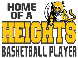 06.) Cleveland Heights Basketball Yard Sign