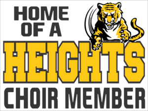 09.) Cleveland Heights Choir Yard Sign