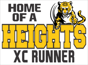 10.) Cleveland Heights Cross Country Yard Sign