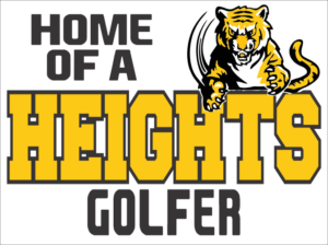12.) Cleveland Heights Golf Yard Sign