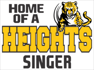 17.) Cleveland Heights Singer Yard Sign