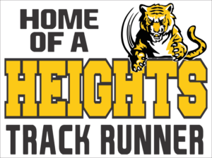 23.) Cleveland Heights Track Yard Sign