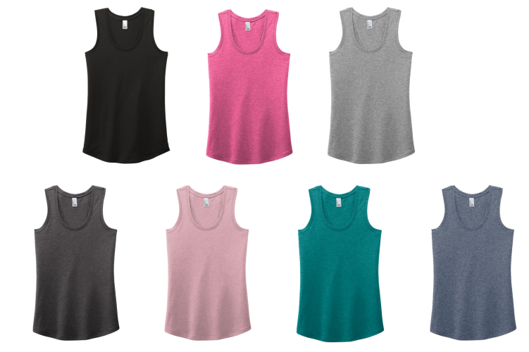 08.) Dog is My Copilot DM138L Women’s Perfect Tri ® Racerback Tank
