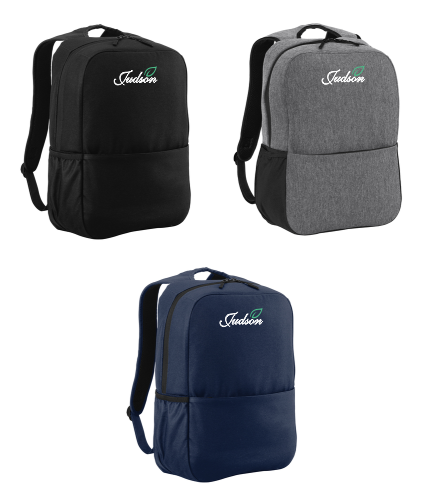 34.) Judson BG218 Embroidered Access Square Backpack