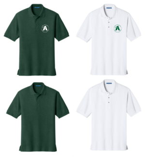 08.) Saint Ann Uniform K500 Embroidered Silk Touch Unisex Polo