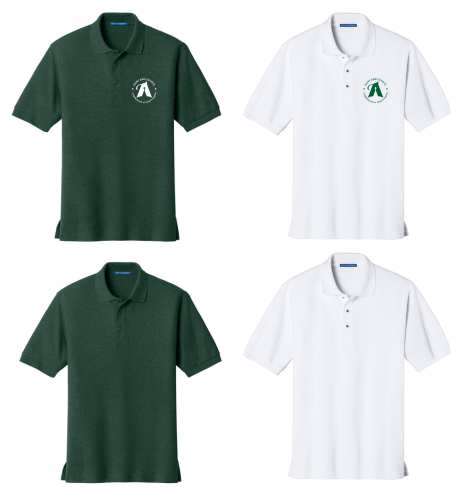 08.) Saint Ann Uniform K500 Embroidered Silk Touch Unisex Polo