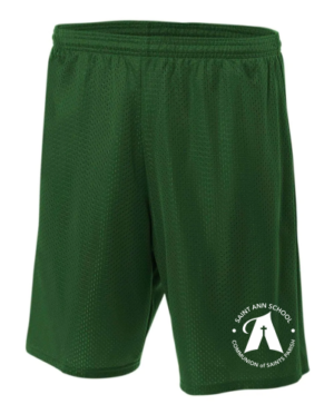 01.) Saint Ann Gymwear N5293 Sprint 7" Lined Tricot Mesh Shorts