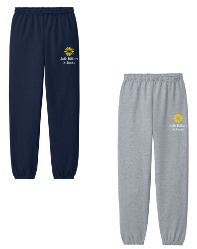 17.) Julie Billiart 18200 Elastic Bottom Cotton Sweatpants