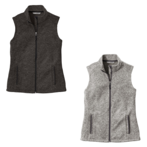 20.) Julie Billiart L236 Embroidered Sweater Fleece Vest