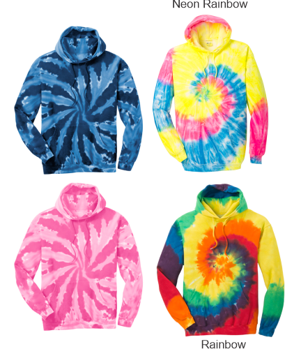 16.) Julie Billiart PC146 Tie Dye Hoodie