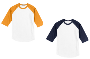 09.) Julie Billiart T200 3/4 Sleeve Baseball Tee (Adult Sizes)