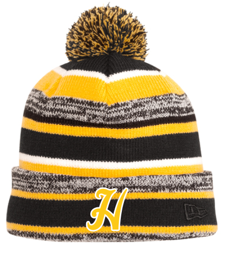 32.) Fairfax Elementary Spiritwear NE902 Embroidered Pom Hat