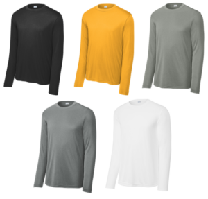 06.) Fairfax Elementary Spiritwear ST350ls L/S Dri-Fit Tee