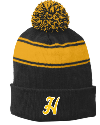 31.) Fairfax Elementary Spiritwear STC28 Embroidered Pom Hat
