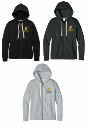 25.) Fairfax Elementary Spiritwear DT8103 Embroidered Ladies Re-Fleece™ Full-Zip Hoodie