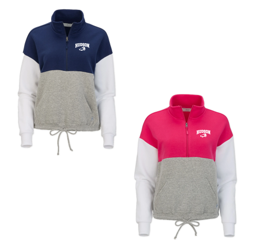 24.) Hudson Hawks Cheerleading BW5206 Embroidered Women's Fleece