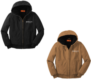 11.) Impullitti Landscaping CSJ41 Embroidered CornerStone® - Washed Duck Cloth Insulated Hooded Work Jacket