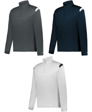 26.) Julie Billiart 4265 Embroidered ON THE RISE 1/4 ZIP PULLOVER
