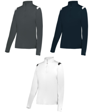 27.) Julie Billiart 4266 Embroidered LADIES ON THE RISE 1/4 ZIP PULLOVER