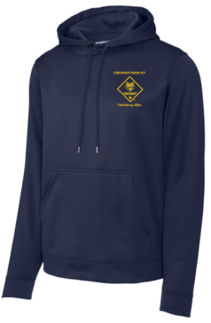 04.) Twinsburg Pack 677 Cub Scouts F244 Dri-Fit Sport Blend Hoodie