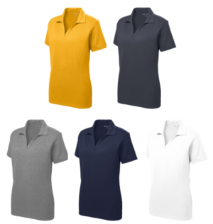 29.) Julie Billiart LST640 Embroidered PosiCharge® RacerMesh® Ladies Polo