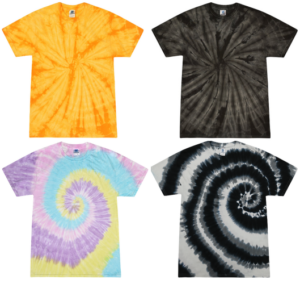 09.) Fairfax Elementary Spiritwear 1000/1001 TEE COLORED S/S TIE DYE