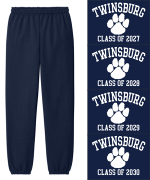 14.) THS Class of 2027-2030 --18200 Elastic Bottom Cotton Sweatpants