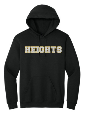 18.) Fairfax Elementary Spiritwear 18500 Cotton Hoodie *Glitter Logo with Embroidery*