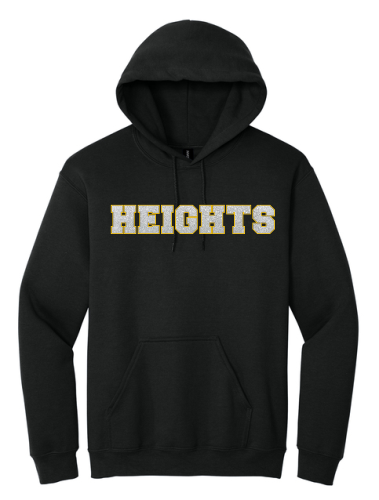 18.) Fairfax Elementary Spiritwear 18500 Cotton Hoodie *Glitter Logo with Embroidery*