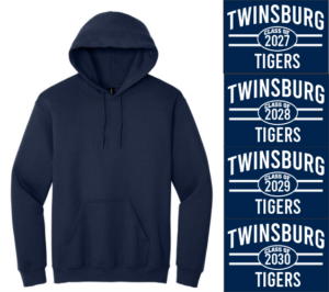 10.) THS Class of 2027-2030 -- 18500 Cotton Hoodie