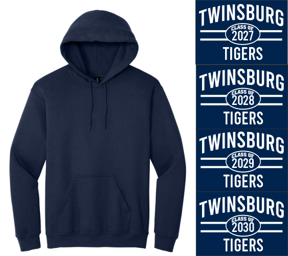 10.) THS Class of 2027-2030 -- 18500 Cotton Hoodie