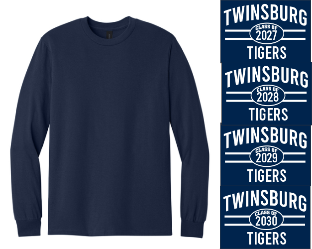 08.) THS Class of 2027 - 2030 -- 54000 Cotton L/S Tee