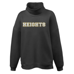 19.) Fairfax Elementary Spiritwear 5483  Womens Oversize Mockneck *Glitter Logo with Embroidery*