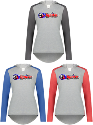 17.) Ignite Volleyball 6902 LADIES GAMEDAY VINTAGE HOODIE