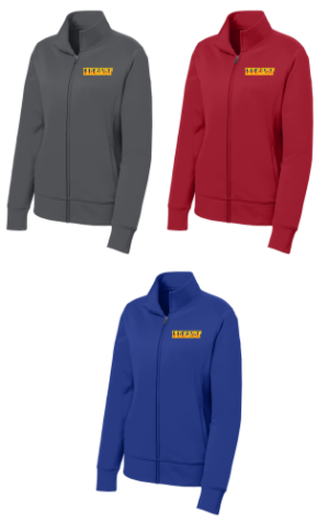 18.) Hudson Heat Lst241 Embroidered Ladies Sport-Wick Fleece Full-Zip Jacket