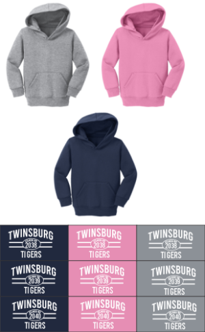 07C.) Wilcox Spiritwear CAR78th Toddler Cotton Hooded Sweatshirt
