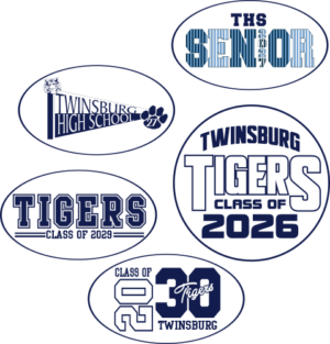 18.) THS Class of 2027-2030 -- 5' Inch Magnet