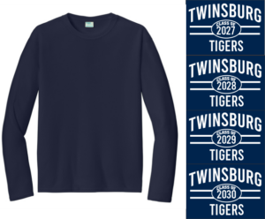 12.) THS Class of 2027-2030 -- PC380LS L/S Dri-Fit Tee